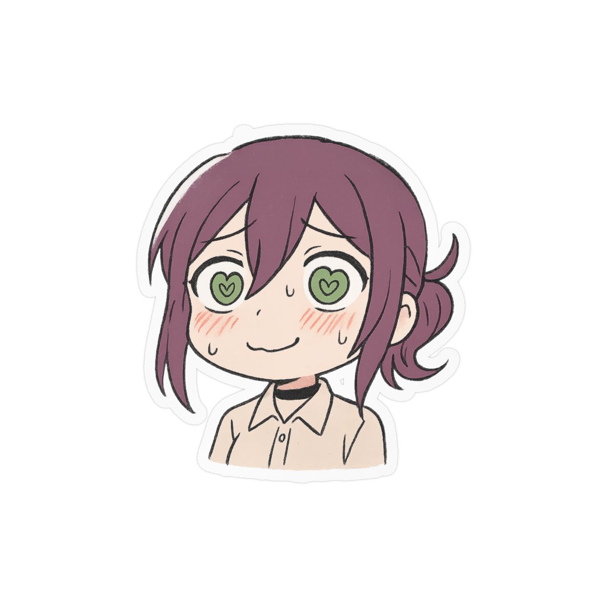 Chibi Reze Sticker | Cute Chainsaw Man Anime Decal - alternate angle 3, merchandise