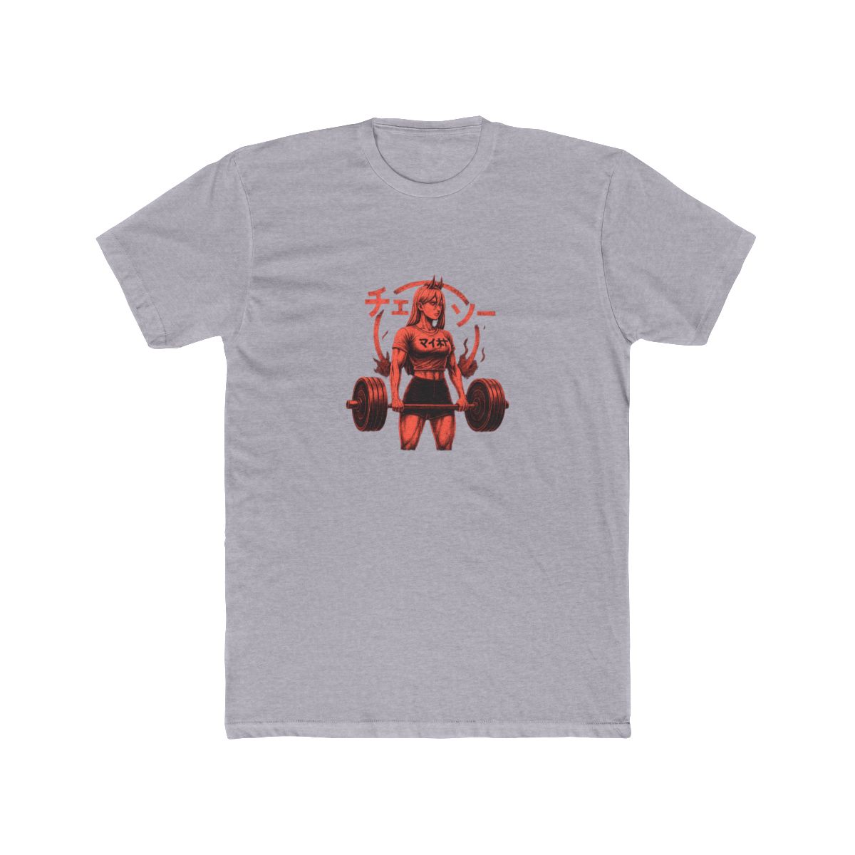 Chainsaw Man Powerlifting T-Shirt - alternate angle 4, merchandise