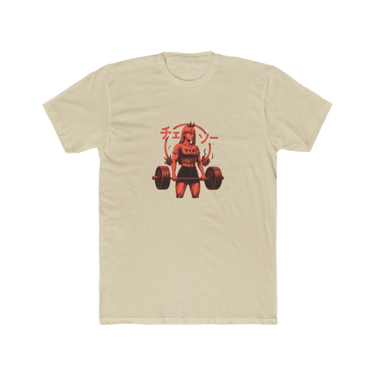 Chainsaw Man Powerlifting T-Shirt - alternate angle 5, merchandise