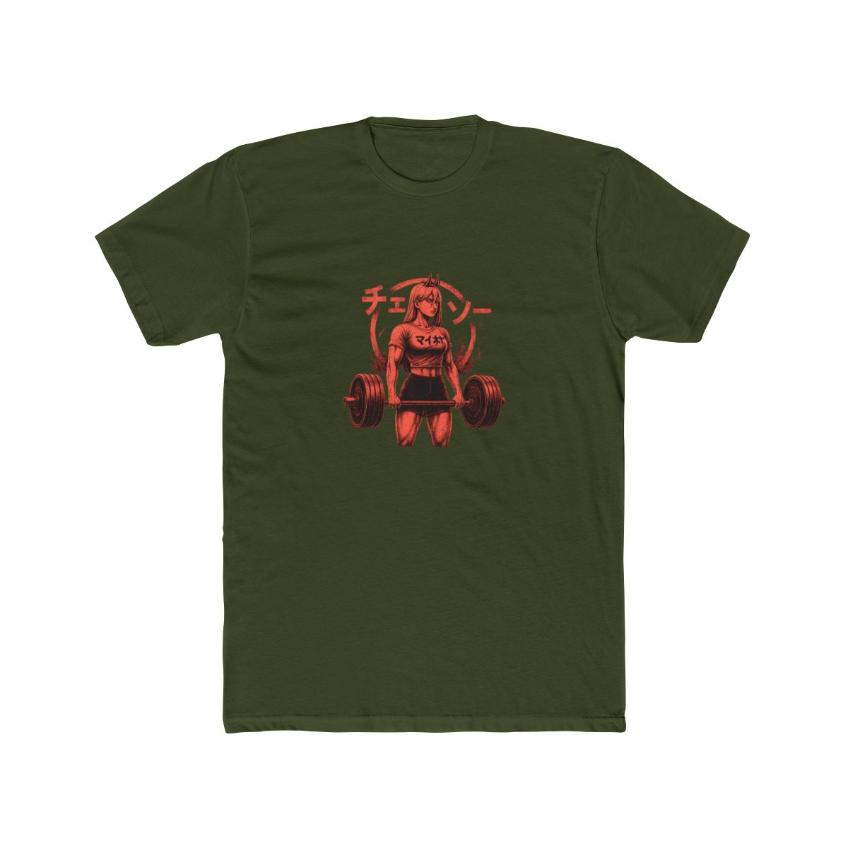 Chainsaw Man Powerlifting T-Shirt - alternate angle 3, merchandise