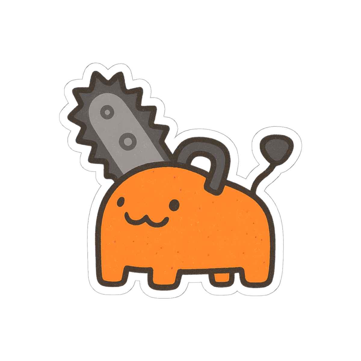 Cute Pochita Chainsaw Man Vinyl Sticker