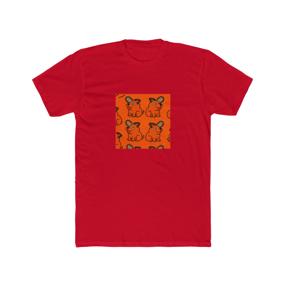 Adorable Pochita Chainsaw Man Anime T-Shirt - alternate angle 3, merchandise