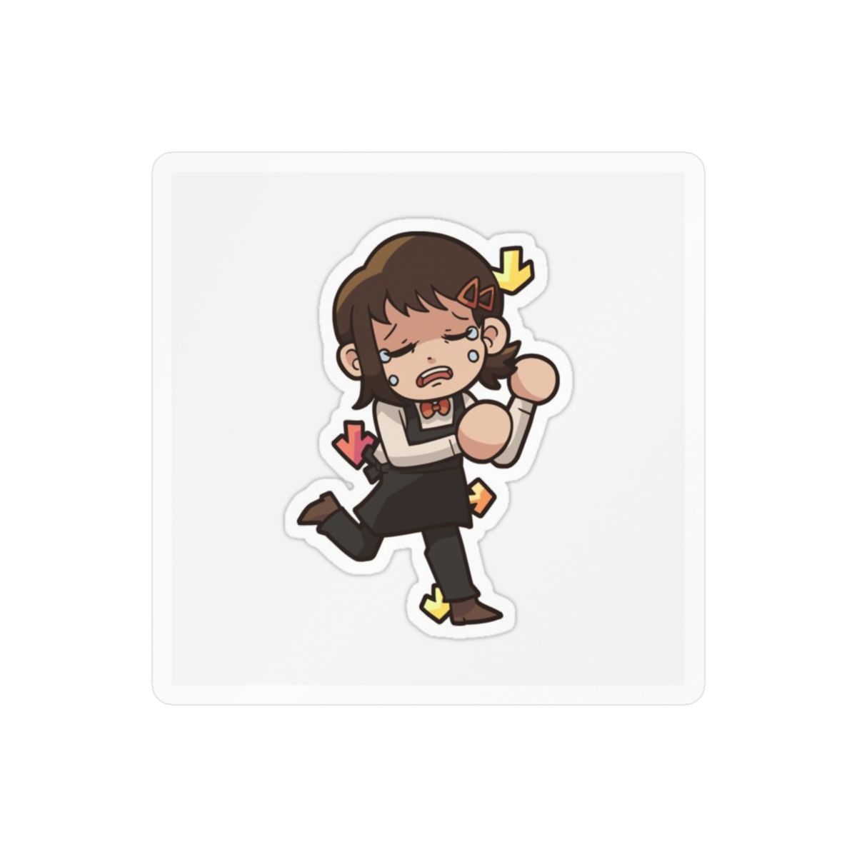 Kobeni Dance Sticker | Cute Anime Vinyl Decal - alternate angle 2, merchandise