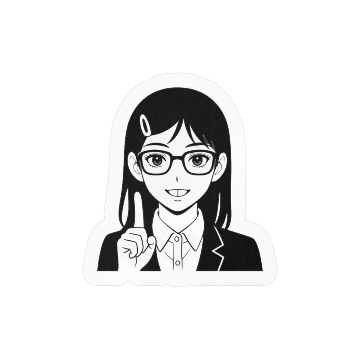 Nerd Asa Sticker | Cute Geek Vinyl Decal
