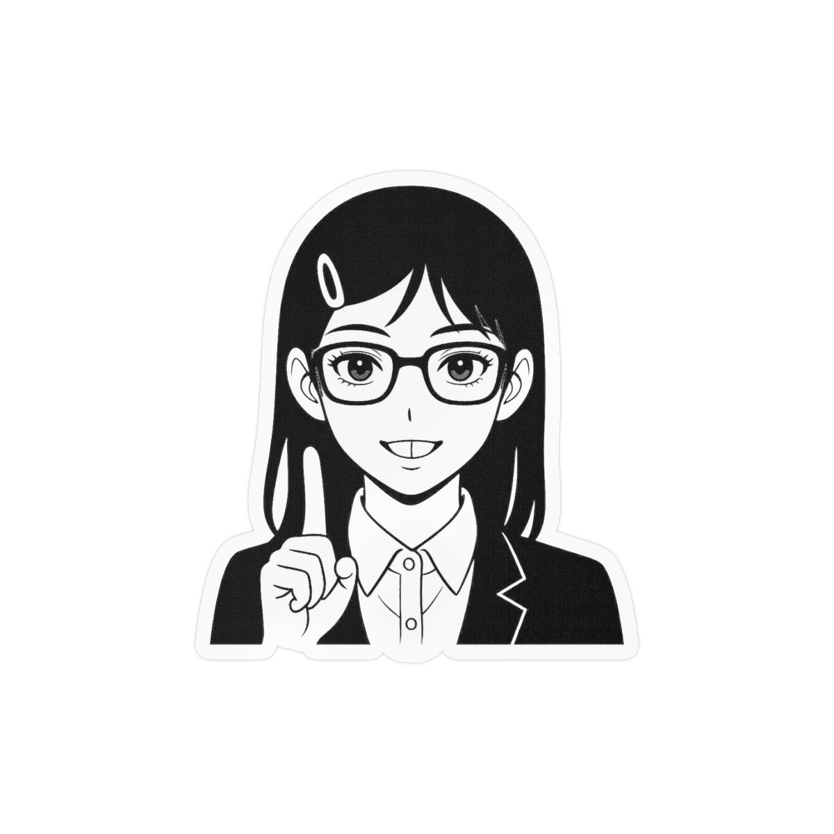 Nerd Asa Sticker | Cute Geek Vinyl Decal