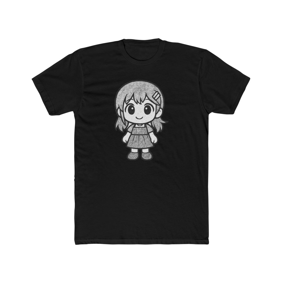 Cute Chibi Cartoon Character Minimalist T-Shirt