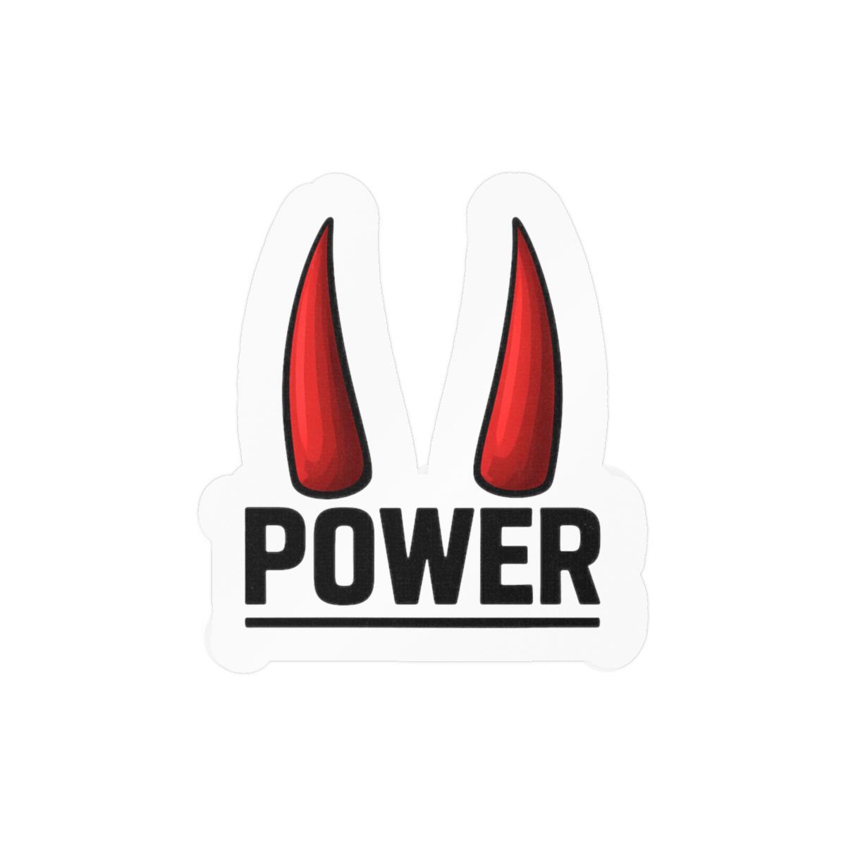 Power Horn Sticker | Bold Vinyl Decal