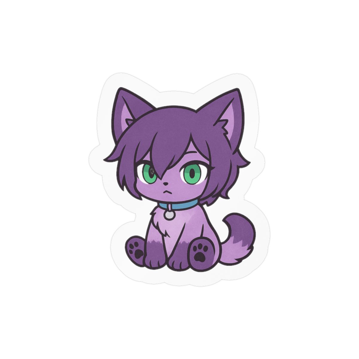 Reze Cat Sticker | Cute Anime Vinyl Decal