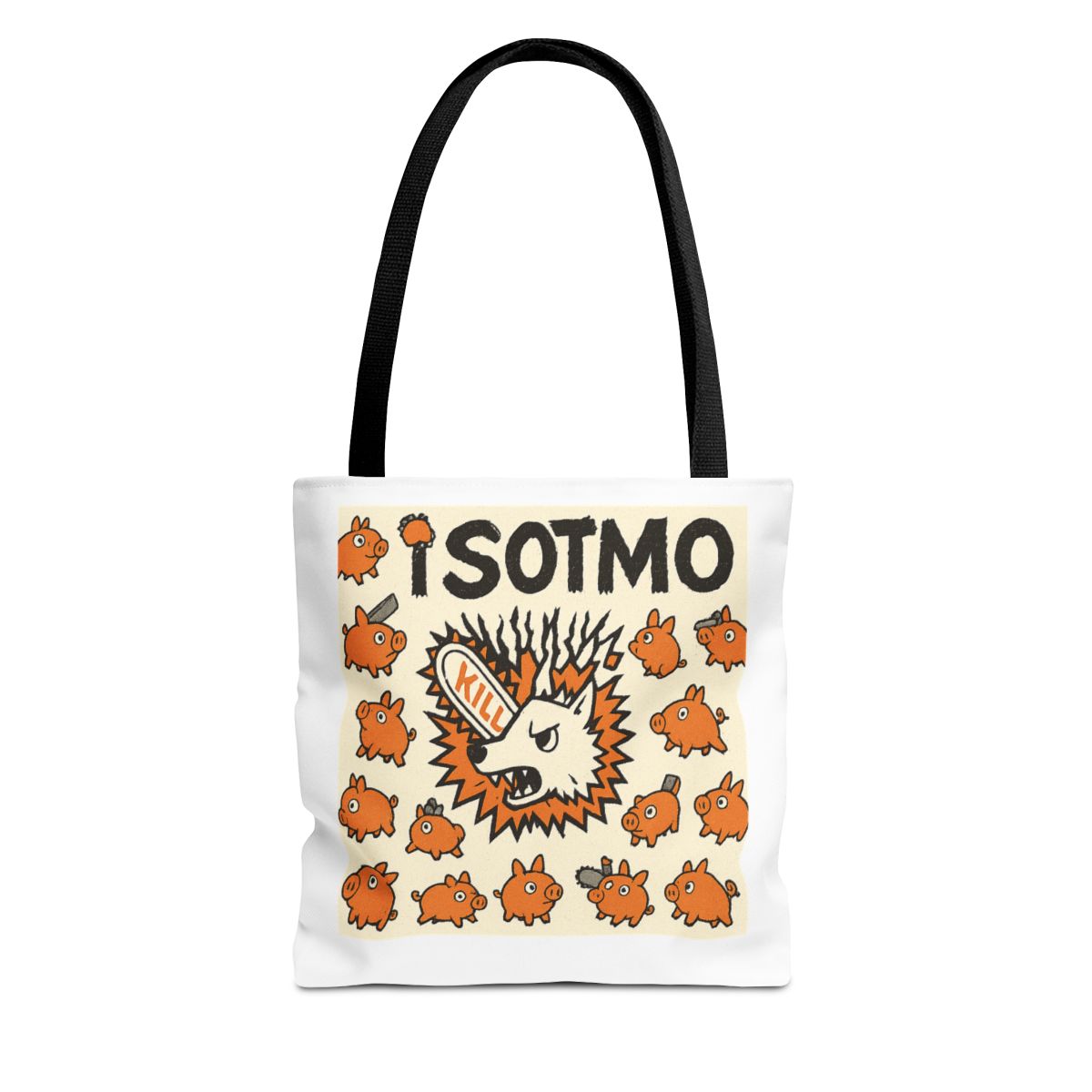 Cute Chainsaw Dog Anime Crossbody Bag