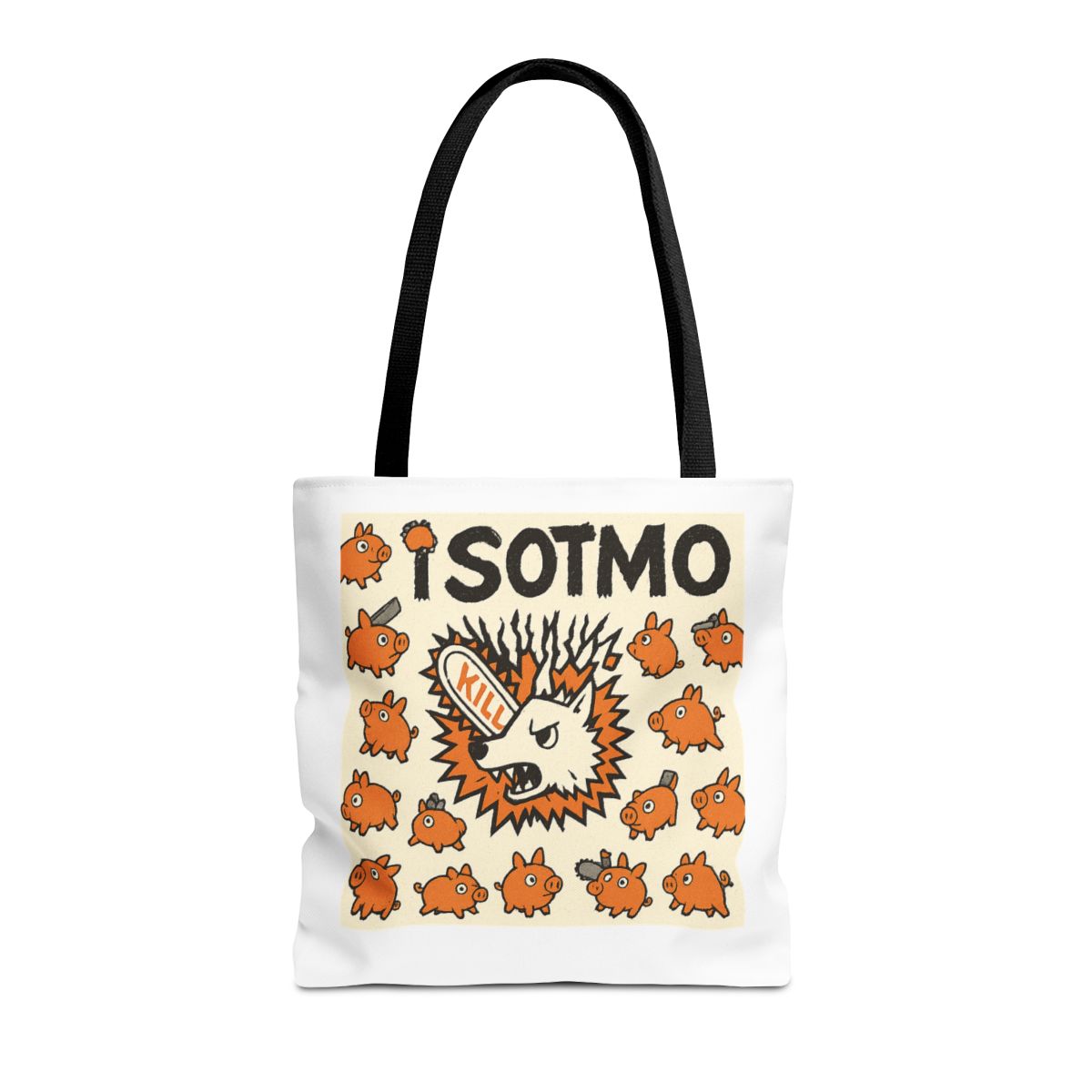 Cute Chainsaw Dog Anime Crossbody Bag - alternate angle 4, merchandise