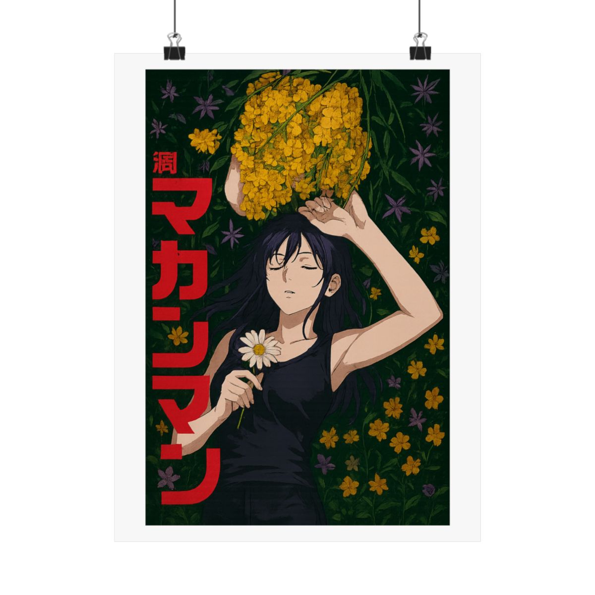 Chainsaw Man Reze Arc Teaser Poster | Key Art Wall Print - alternate angle 4, merchandise
