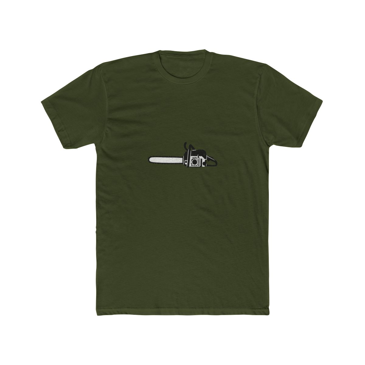 Rugged Chainsaw Graphic Polo Shirt - alternate angle 4, merchandise