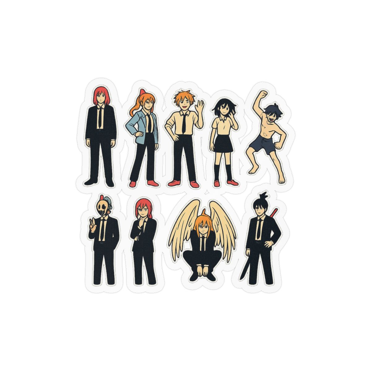 Chainsaw Man Stickers | Bold Anime Vinyl Decals - alternate angle 3, merchandise