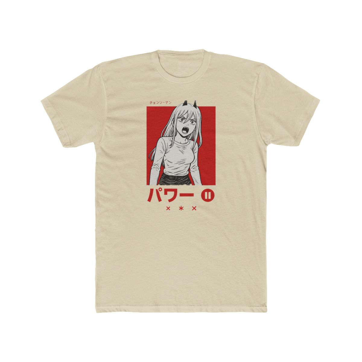 Chainsaw Man Power Red Spotify Frame T-Shirt - alternate angle 4, merchandise
