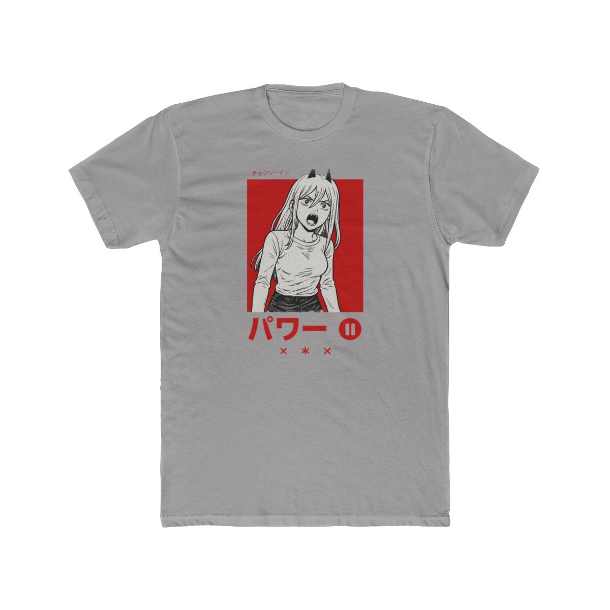 Chainsaw Man Power Red Spotify Frame T-Shirt - alternate angle 2, merchandise