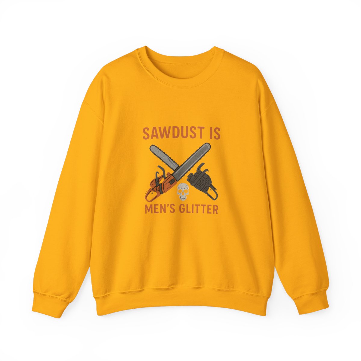 Sustainable Stanley/Stella Radder Oversized Organic Sweatshirt Sawdust Is Glitter: Chainsaw Humor & Skull - Official Sweatshirts merchandise