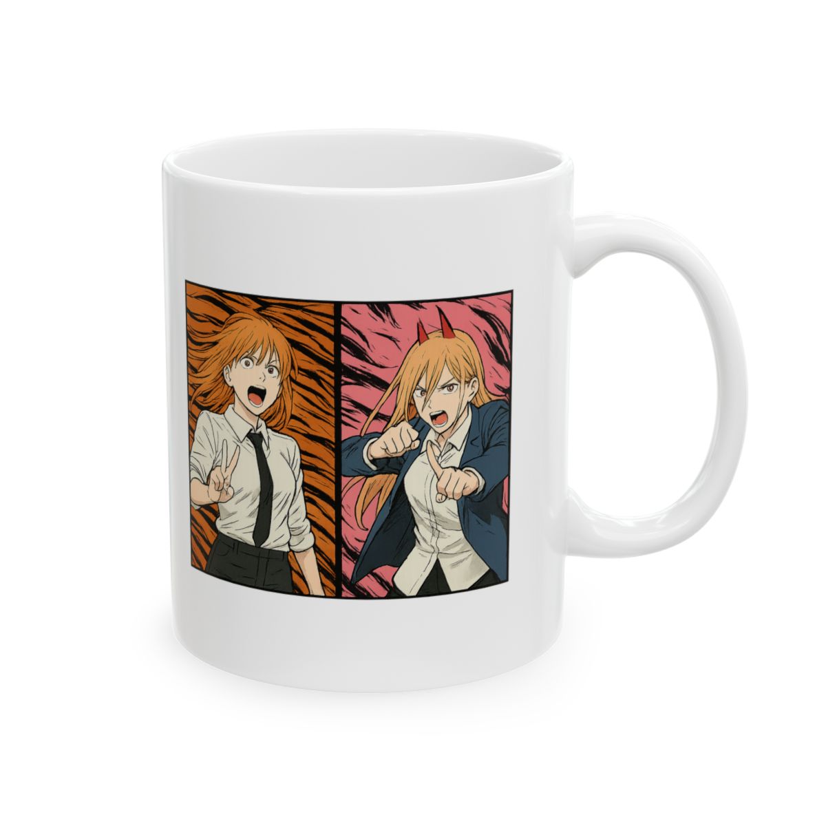 Chainsaw Man Devil Hunters | Anime Coffee Mug, Denji Fan Gift, Manga Merch