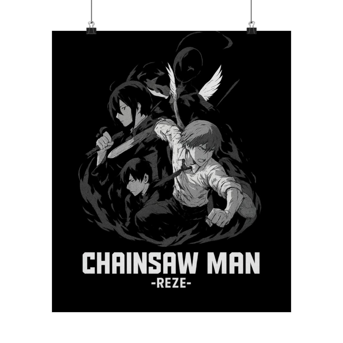 Chainsaw Man Reze Arc Teaser Poster | Anime Wall Art Print - Official Posters & Wall Art merchandise