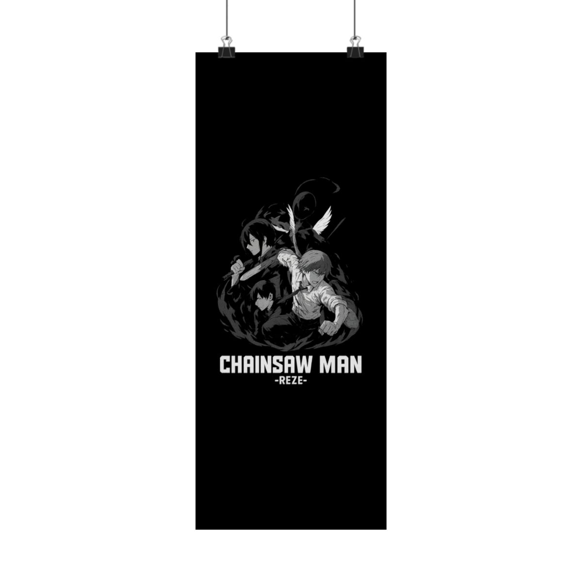 Chainsaw Man Reze Arc Teaser Poster | Anime Wall Art Print - alternate angle 2, merchandise