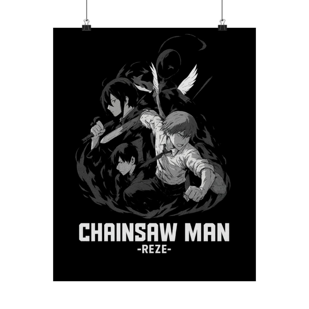 Chainsaw Man Reze Arc Teaser Poster | Anime Wall Art Print