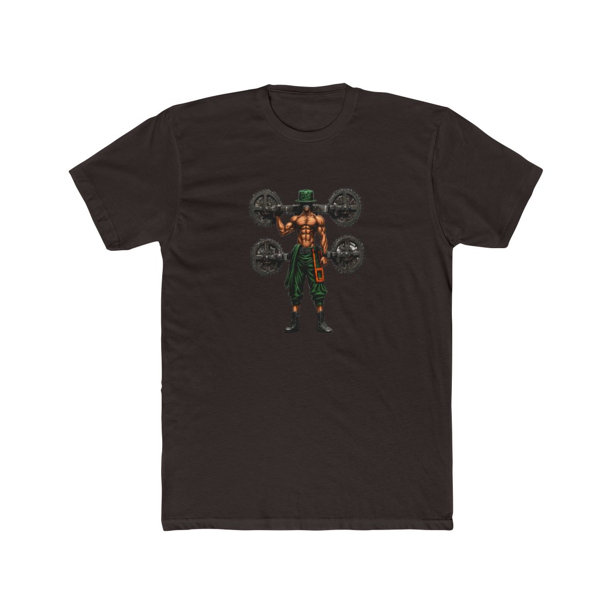 Powerlifting Zenitsu Chainsaw Man Fan Art T Shirt - alternate angle 3, merchandise