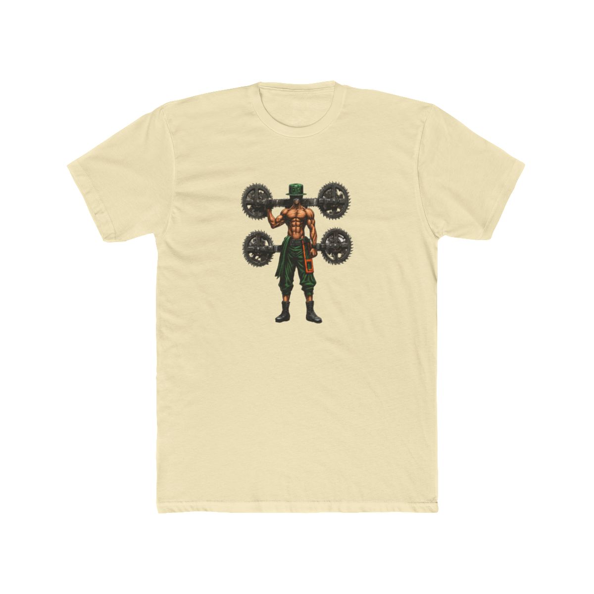 Powerlifting Zenitsu Chainsaw Man Fan Art T Shirt - alternate angle 4, merchandise