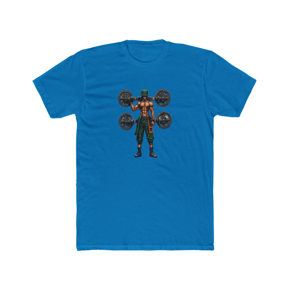 Powerlifting Zenitsu Chainsaw Man Fan Art T Shirt - alternate angle 5, merchandise