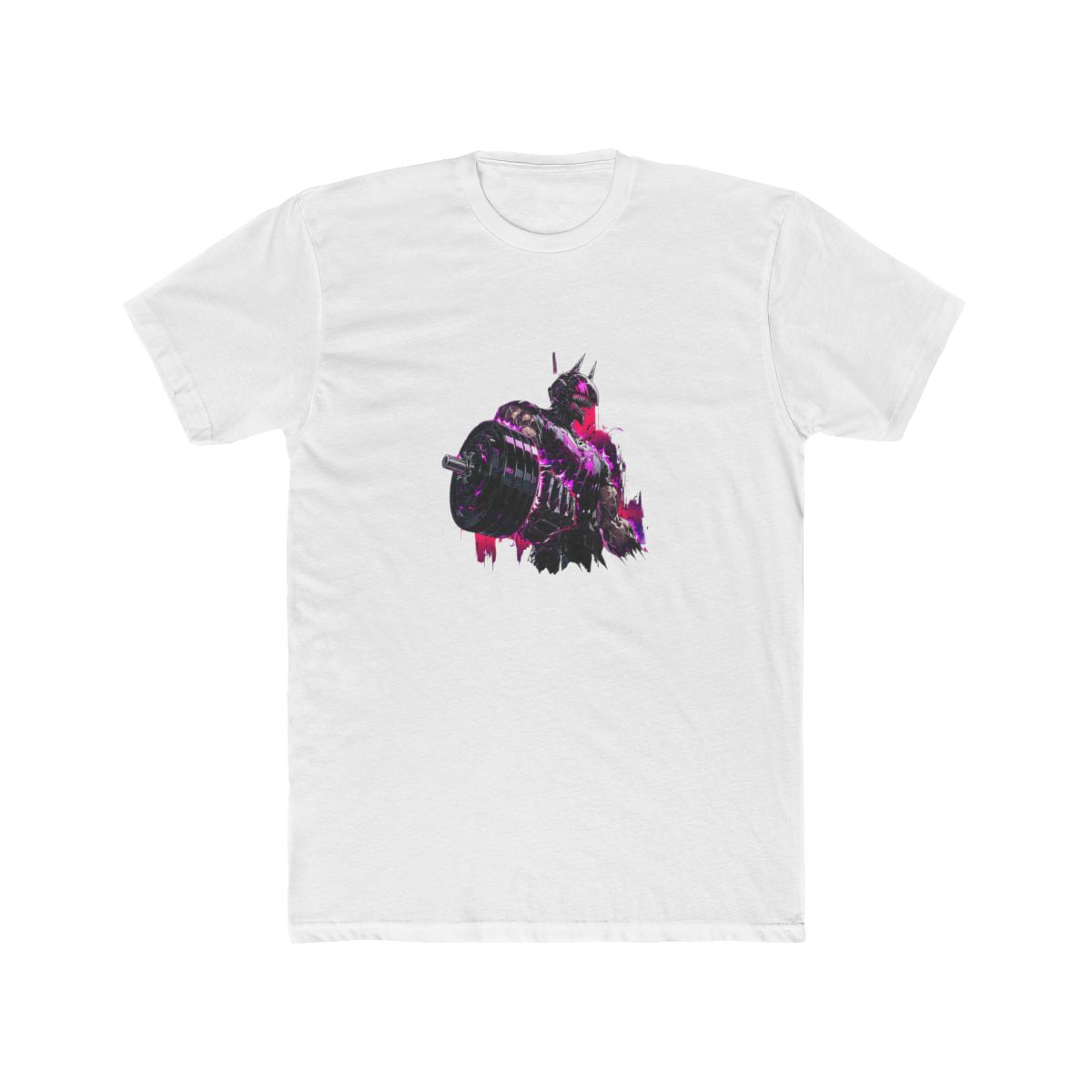 Powerful Chainsaw Man Lifting Dumbbell T Shirt - alternate angle 3, merchandise