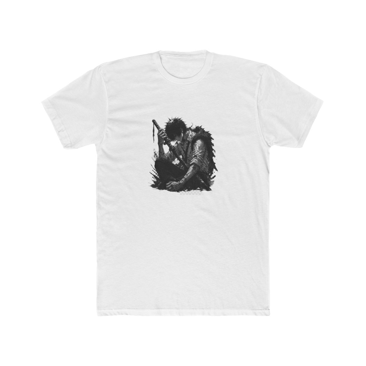 Denji Chainsaw Man Katana Battle Art T Shirt