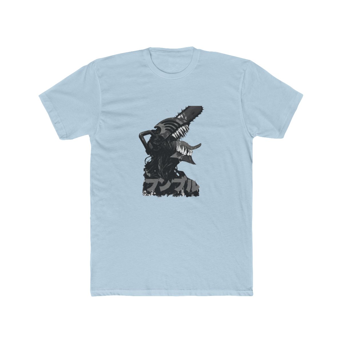 Mustard Yellow Chainsaw Dude T Shirt - alternate angle 2, merchandise
