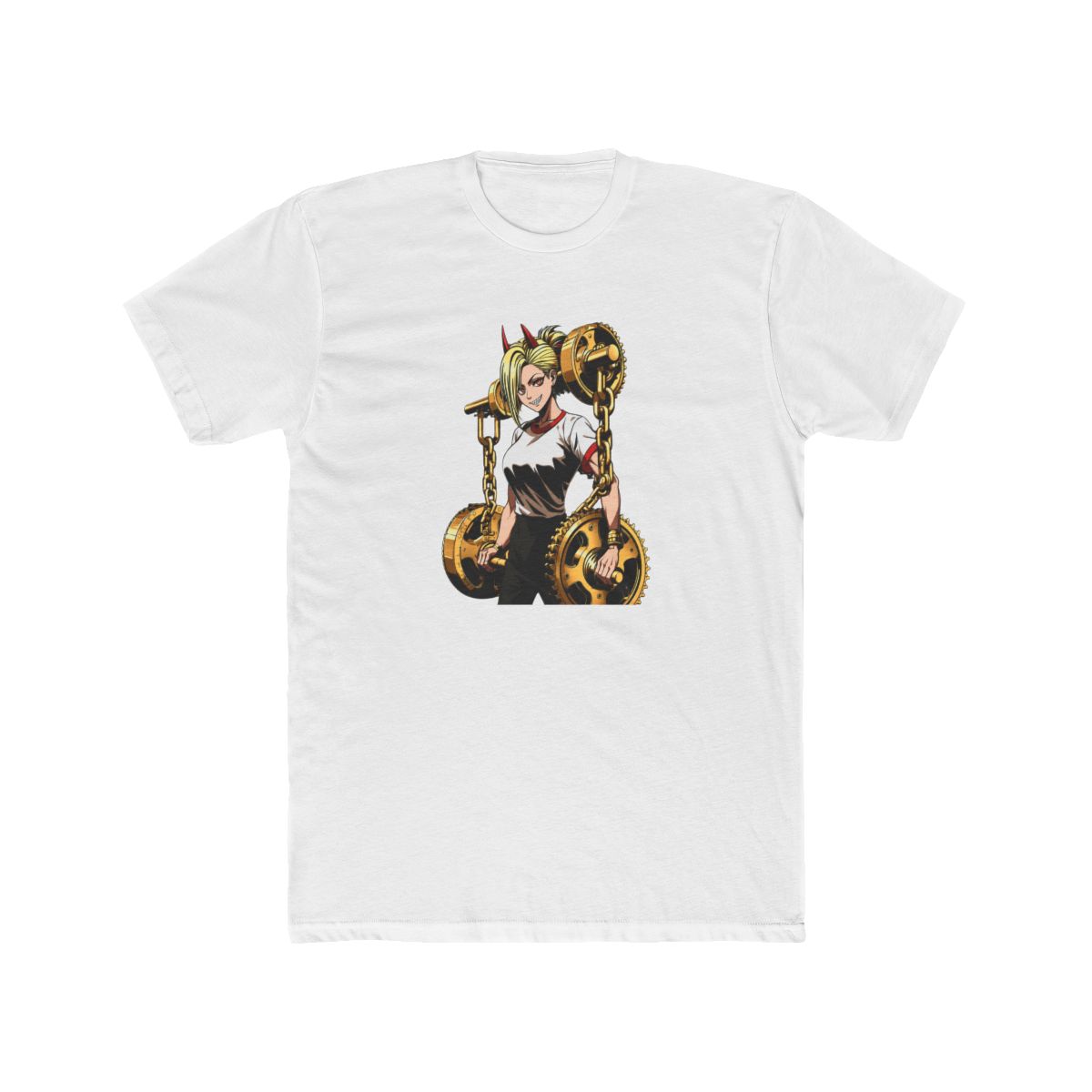 Powerlifting Power Chainsaw Man Fan Art T Shirt