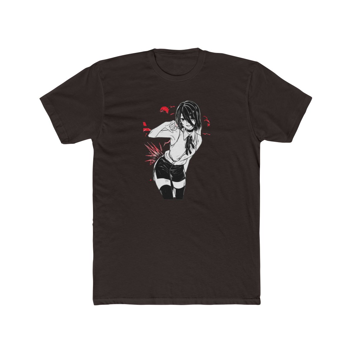 Reze Chainsaw Man Human Form Red Art T Shirt - alternate angle 3, merchandise