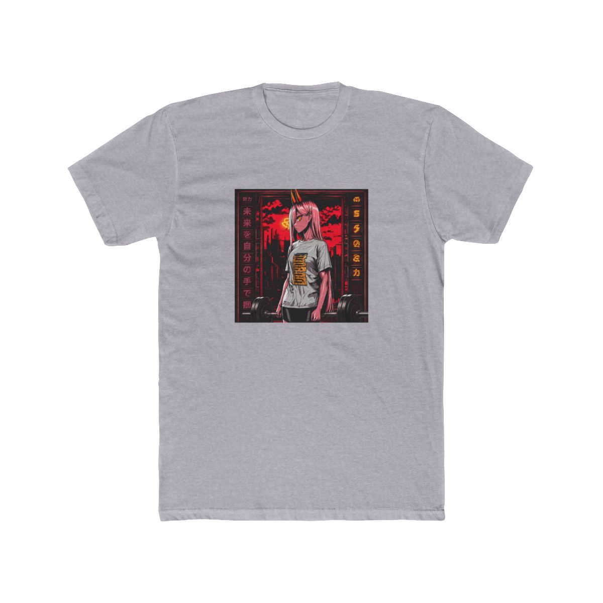 Power Chainsaw Man Gym Outfit Fan T Shirt - alternate angle 5, merchandise