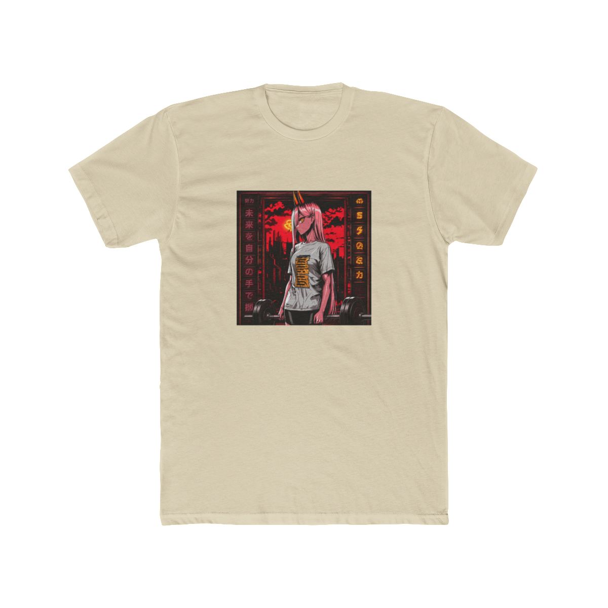 Power Chainsaw Man Gym Outfit Fan T Shirt - alternate angle 4, merchandise