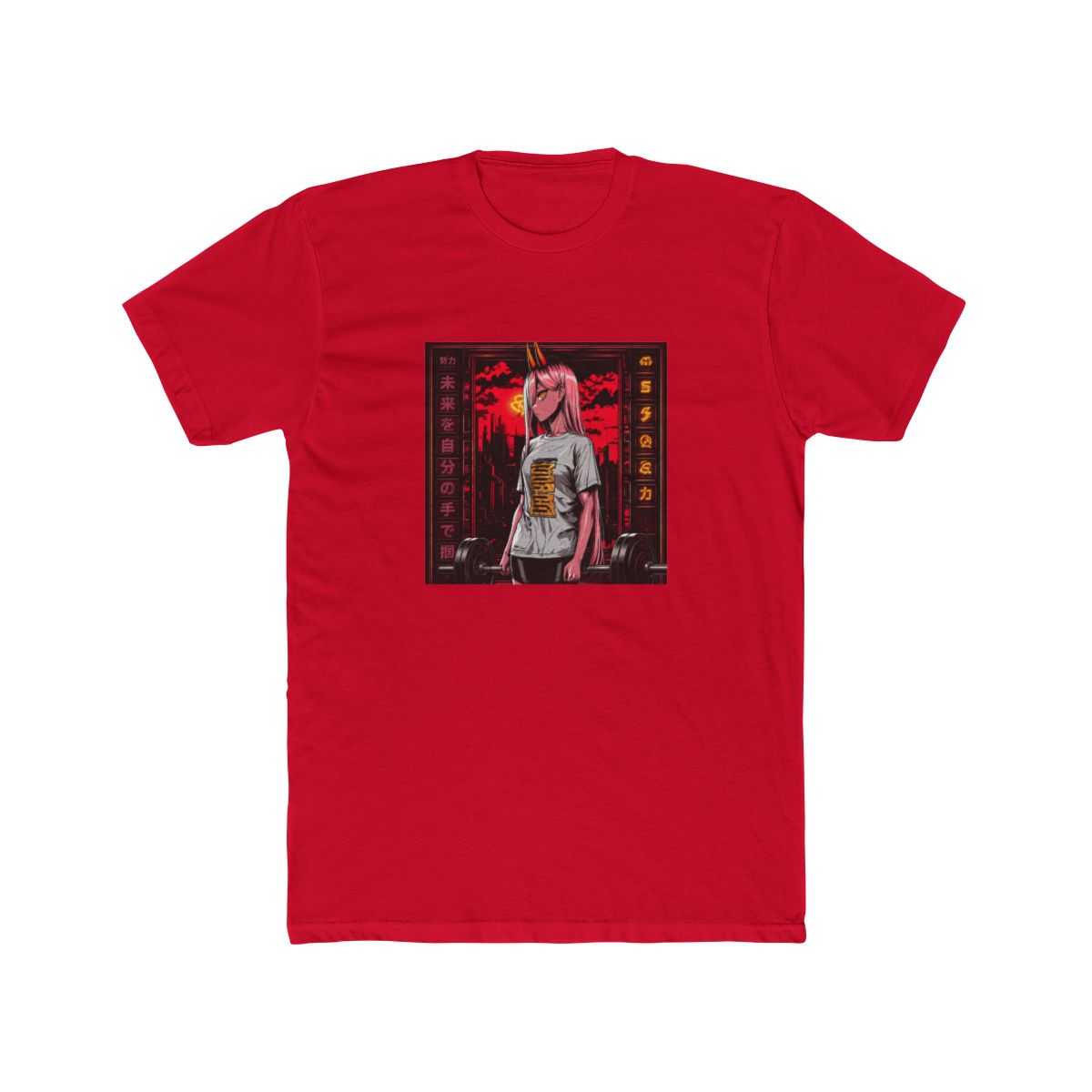 Power Chainsaw Man Gym Outfit Fan T Shirt - alternate angle 2, merchandise