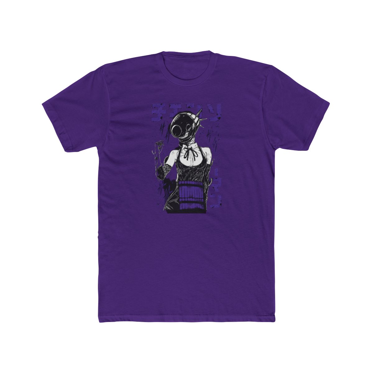 Reze Chainsaw Man Bomb Devil Purple Art T Shirt - alternate angle 2, merchandise