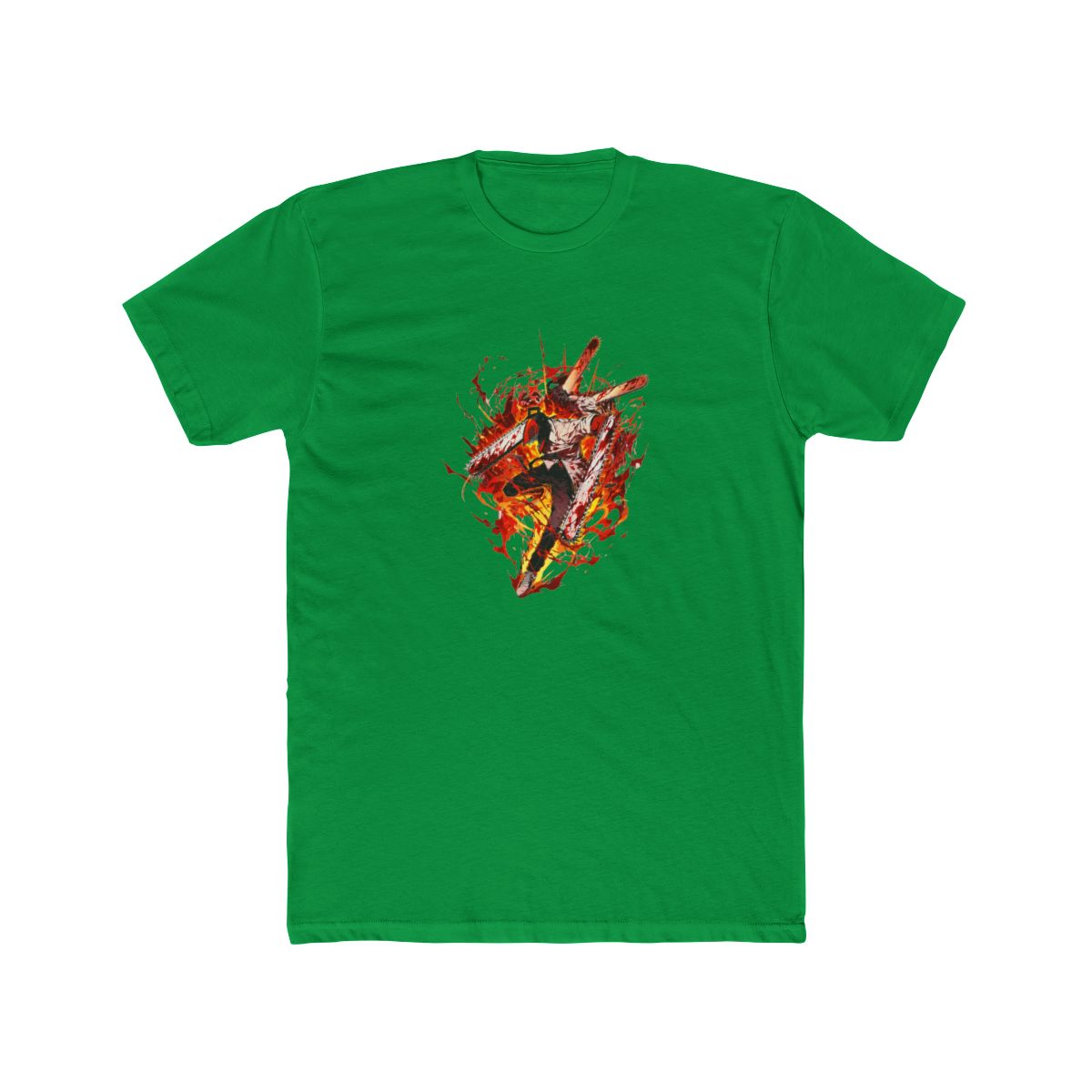 Denji Chainsaw Man Aggressive Form T Shirt - alternate angle 2, merchandise