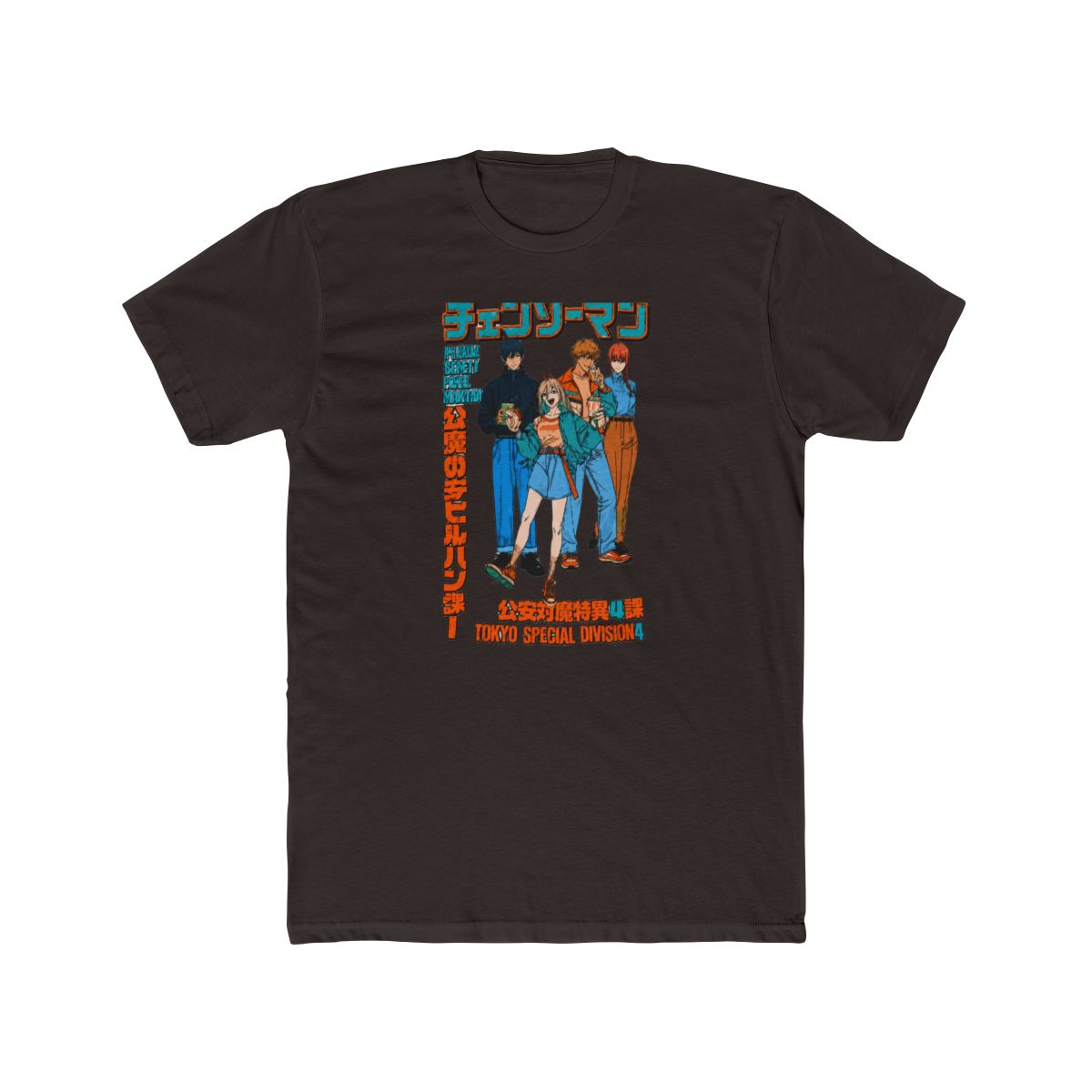 Chainsaw Man Group Casual T Shirt - alternate angle 4, merchandise