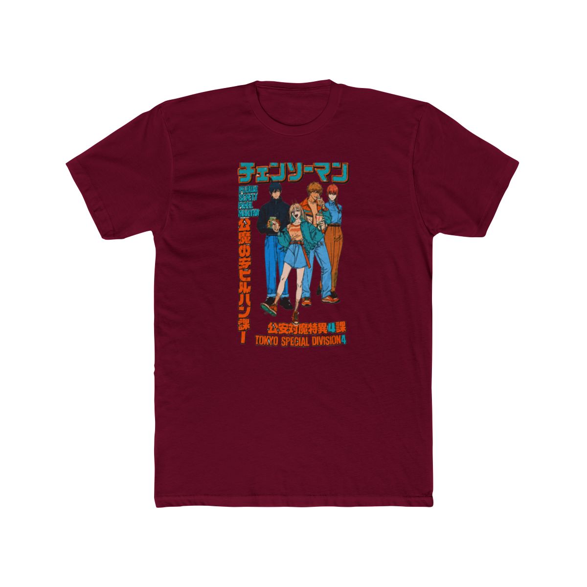 Chainsaw Man Group Casual T Shirt - alternate angle 5, merchandise