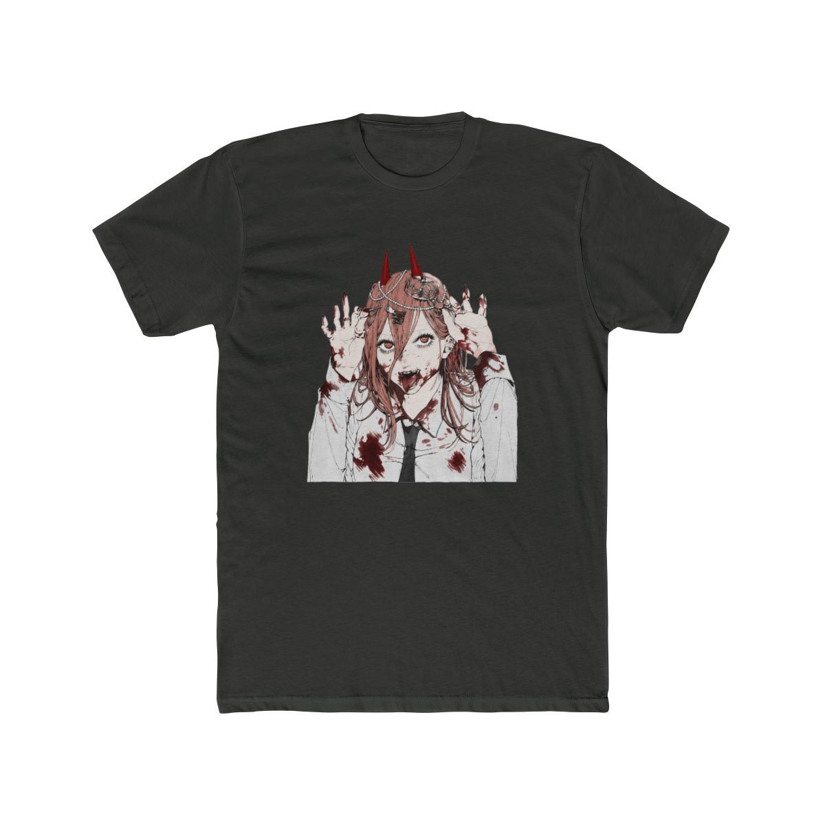 Chainsaw Man Power Accessories Splatter Wash T Shirt - alternate angle 2, merchandise