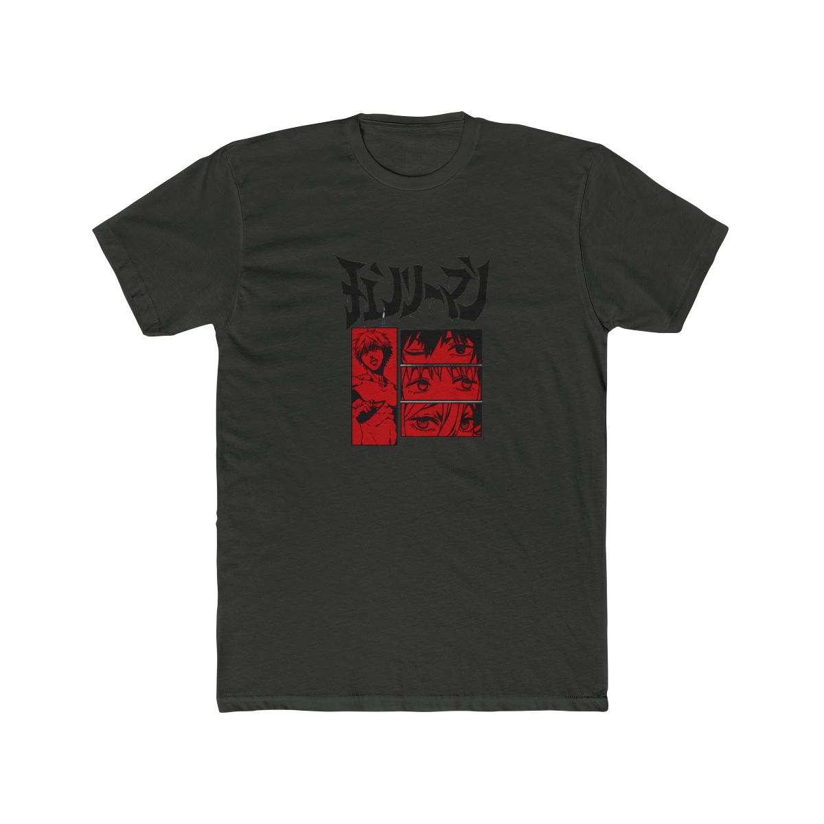 Chainsaw Man Eyes Red Panel T Shirt - alternate angle 3, merchandise