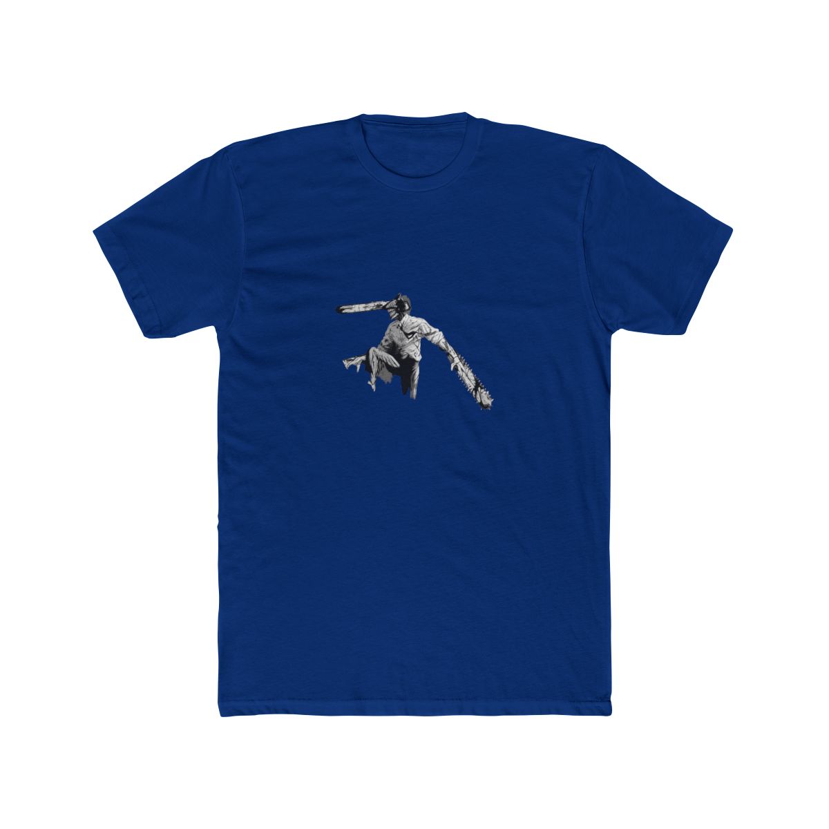 Chainsaw Man Recolor Key Art Crew Neck Short Sleeve Black T Shirt - alternate angle 2, merchandise