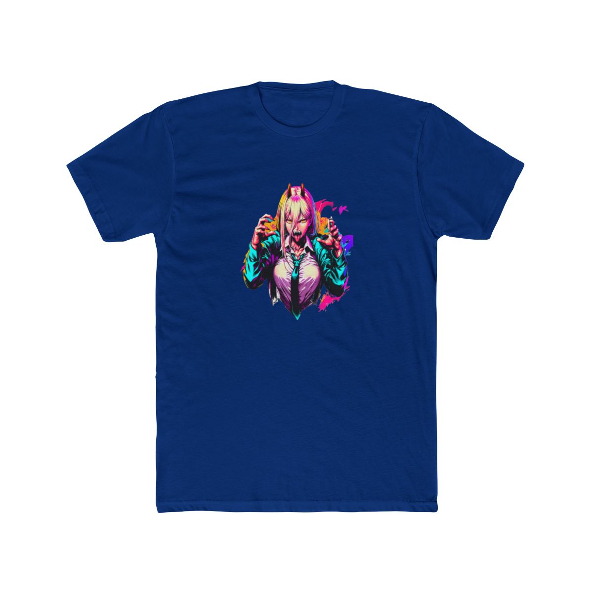 Power Chainsaw Man Vibrant Pop Art T Shirt - alternate angle 5, merchandise