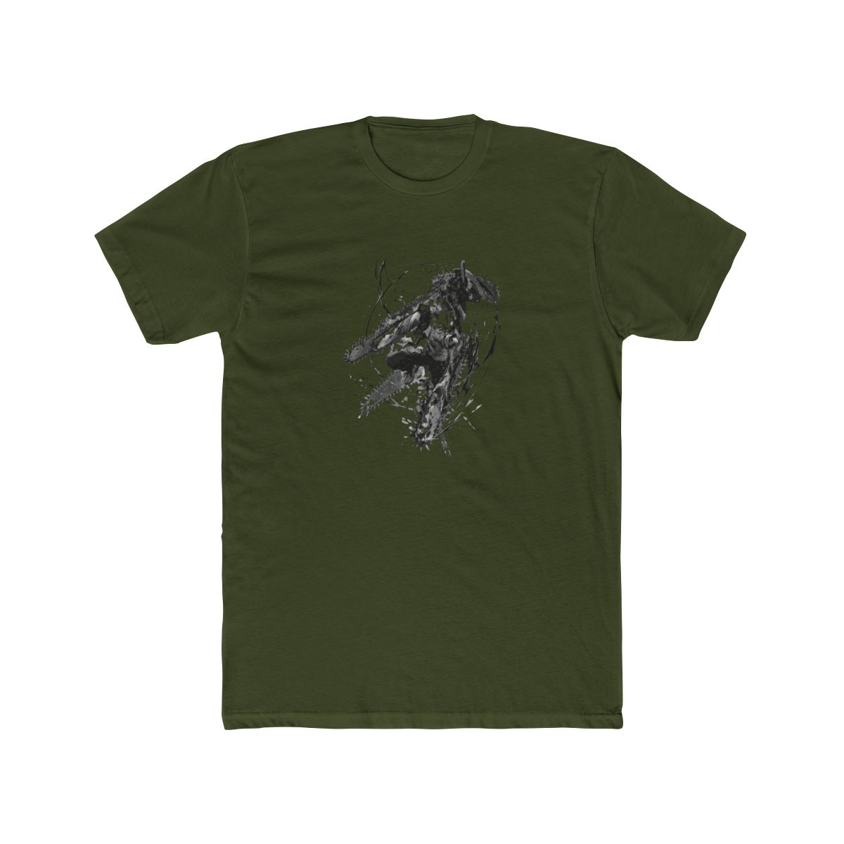 Chainsaw Man Denji in Action T Shirt - alternate angle 4, merchandise