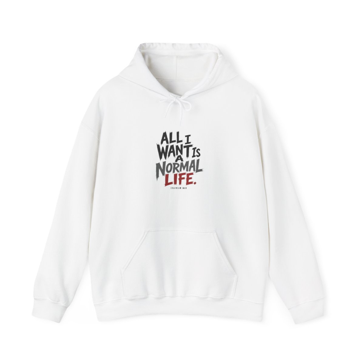 Chainsaw Man "All I want is a normal life." Hoodie