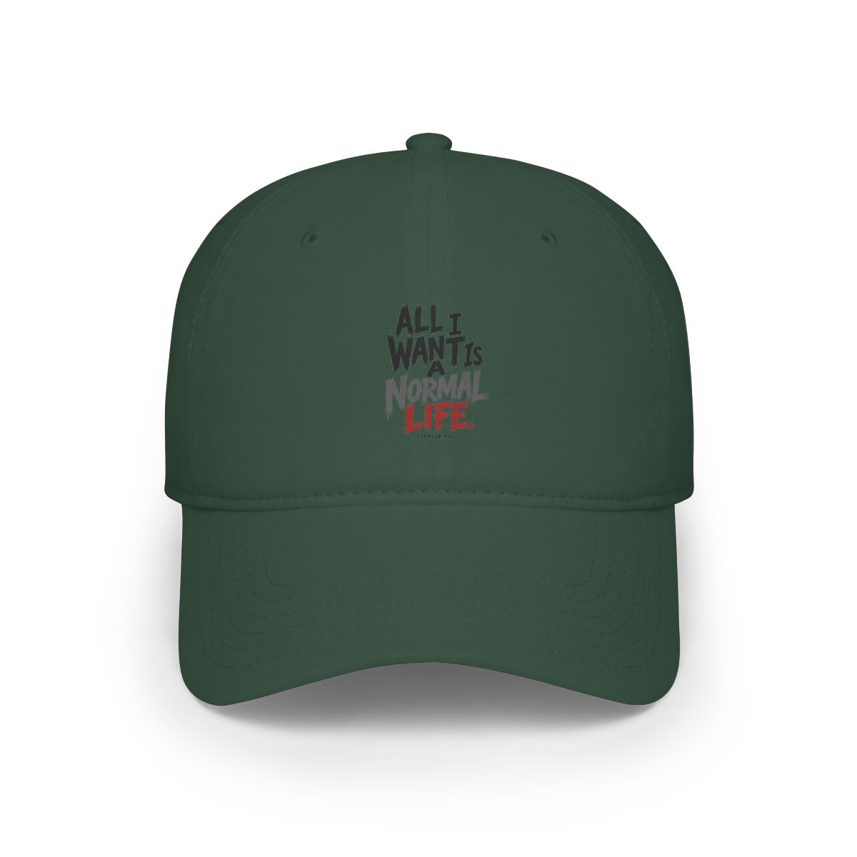 Chainsaw Man "All I want is a normal life." Hat - alternate angle 2, merchandise
