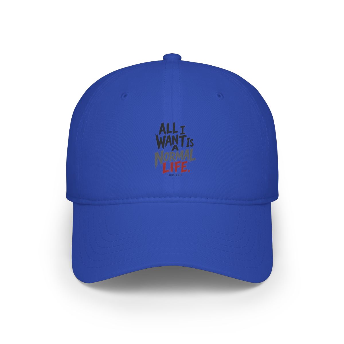 Chainsaw Man "All I want is a normal life." Hat - alternate angle 3, merchandise