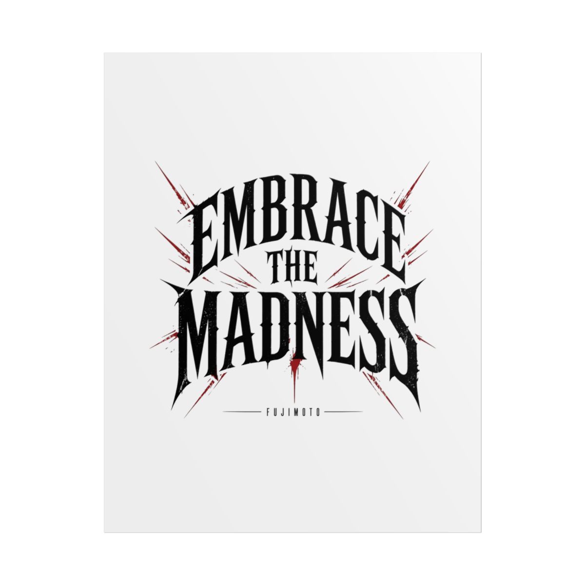 Chainsaw Man "Embrace the madness" Poster - alternate angle 1, merchandise