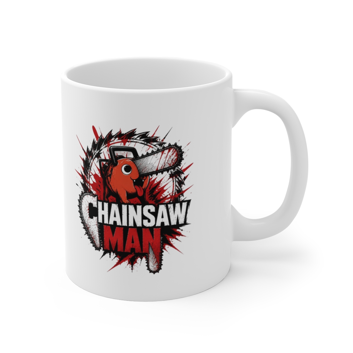 Chainsaw Man "Chainsaw Man" White Mug