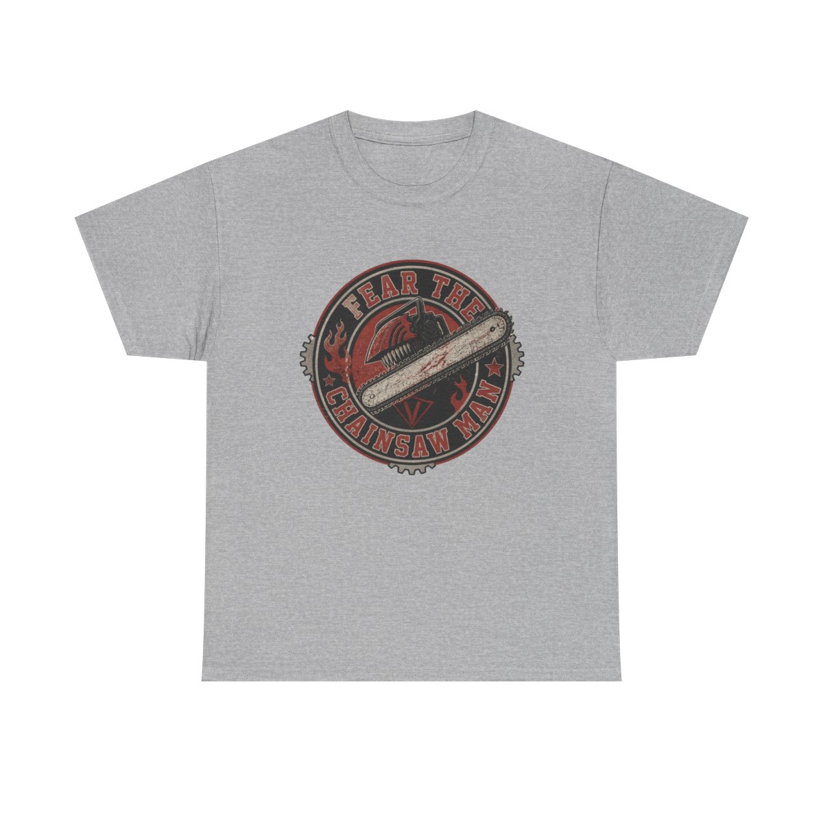 Chainsaw Man "Fear the Chainsaw Man" Unisex Tee - alternate angle 2, merchandise